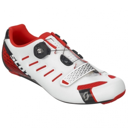 Велообувь Scott Road Team Boa Shoe, бело-красная White/Red