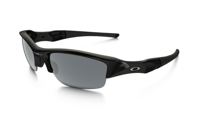 Очки спортивные Oakley Flak Jacket Polarized Jet Black, чёрные