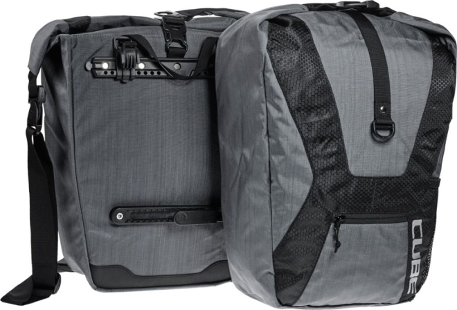 Сумка-штаны на багажник Cube Panniers Travel Anthracite