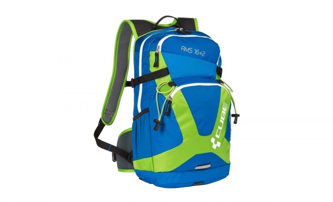 Рюкзак Cube AMS 16L+2, сине-зелёный