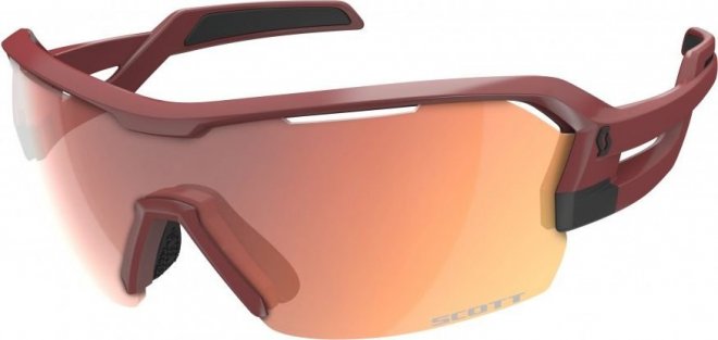 Очки спортивные Scott Spur Sunglasses, тёмно-красные Dark Red/Red Chrome Clear