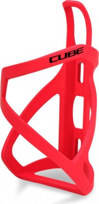 Флягодержатель Cube Bottle Cage HPP Left-Hand Sidecage, красный Matte Red/Glossy Black