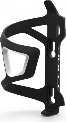 Флягодержатель Cube Bottle Cage HPP Sidecage, чёрный с белыми элементами Black/White