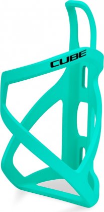 Флягодержатель Cube Bottle Cage HPP Left-Hand Sidecage, бирюзовый Matte Mint/Glossy Black