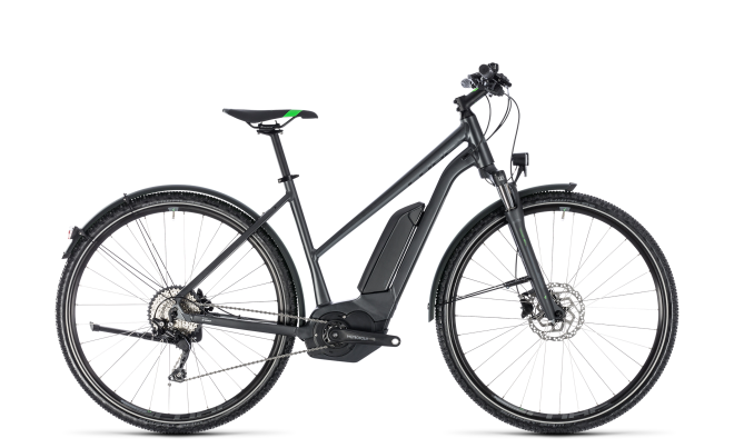 Велосипед Cube Cross Hybrid Pro Allroad 500 Trapeze (2018) Grey/Flash Green