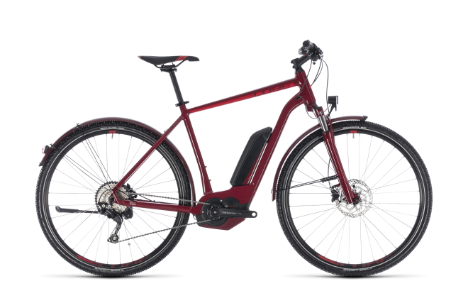 Велосипед Cube Cross Hybrid Pro Allroad 500 (2018) Red
