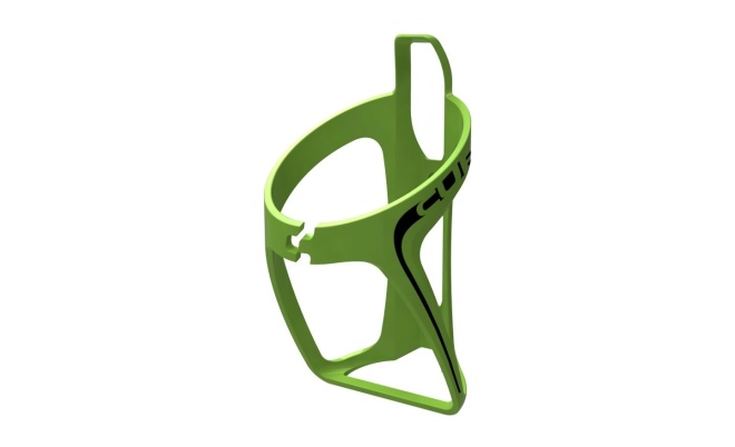 Флягодержатель Cube Bottle Cage HPP, зелёный с чёрными элементами