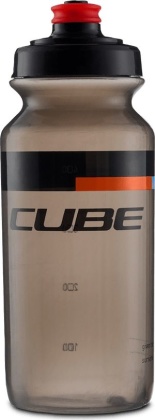 Фляга Cube Bottle 0.5L Teamline, прозрачная чёрно-красно-синяя Team Line