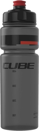 Фляга Cube Bottle 0.75L Icon Teamline, прозрачная чёрно-красно-синяя Team Line