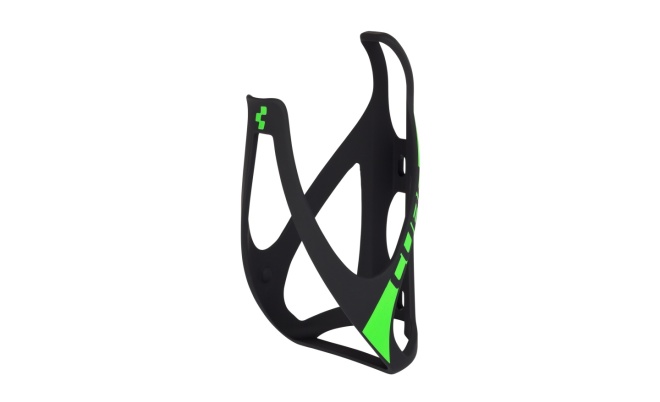 Флягодержатель Cube Bottle Cage HPP, чёрно-зелёный