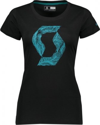 Футболка женская Scott 10 Feather Icon S/SL Women's Tee Black