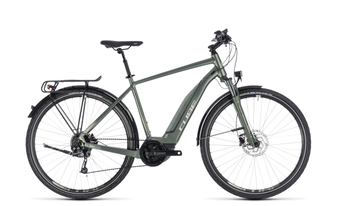 Велосипед Cube Touring Hybrid ONE 400 (2018) Frost Green/Silver