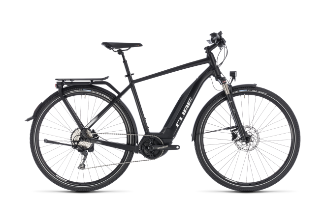 Велосипед Cube Touring Hybrid Pro 400 (2018) Black/White
