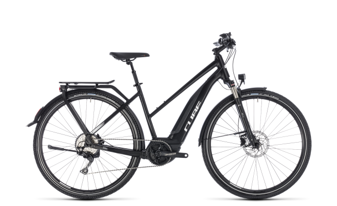 Велосипед Cube Touring Hybrid Pro 500 Trapeze (2018) Black/White