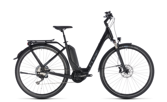 Велосипед Cube Touring Hybrid Exc 500 Easy Entry (2018) Black/Grey