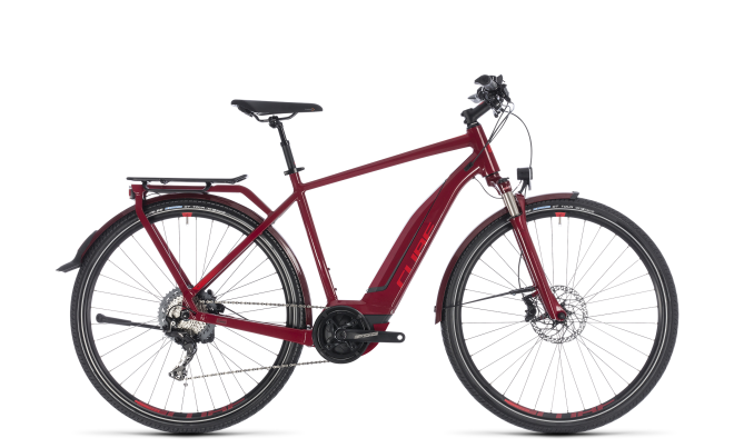 Велосипед Cube Touring Hybrid Exc 500 (2018) Red