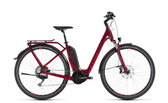 Велосипед Cube Touring Hybrid Exc 500 Easy Entry (2018) Red