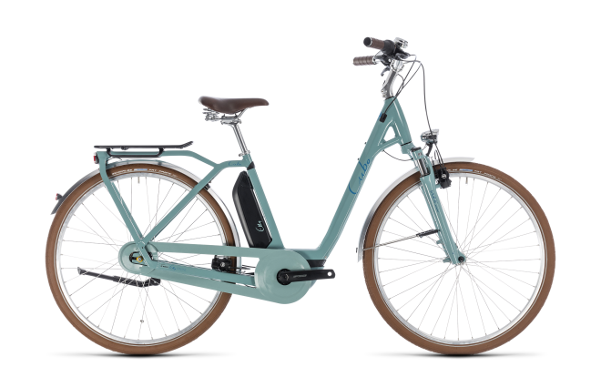 Велосипед Cube Elly Cruise Hybrid 500 (2018) Pistachio/Blue