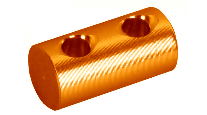 Бочонок для крепления спиц на ободе Crankbrothers Spoke Pin, длина 5.95 мм, 2 отверстия, оранжевый Orange
