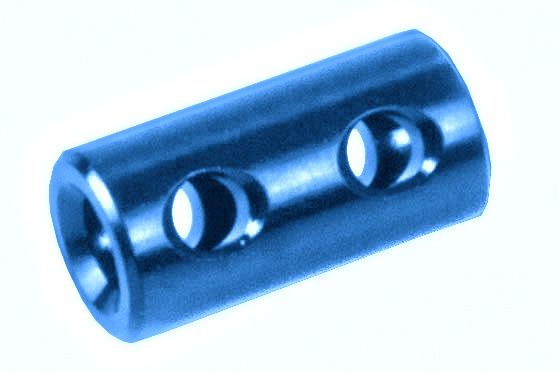Бочонок для крепления спиц на ободе Crankbrothers Spoke Pin, длина 5.95 мм, 3 отверстия, синий Blue