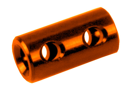 Бочонок для крепления спиц на ободе Crankbrothers Spoke Pin, длина 5.95 мм, 3 отверстия, оранжевый Orange