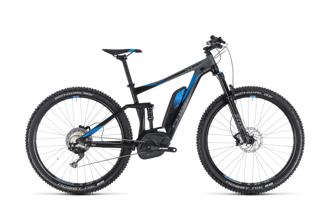 Велосипед Cube Stereo Hybrid 120 Exc 500 27.5 (2018) Black/Blue