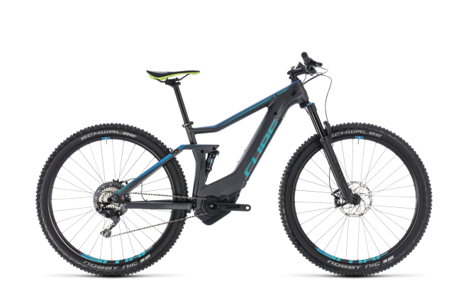Велосипед Cube Stereo Hybrid 120 HPC Race 500 27.5 (2018) Iridium/Blue