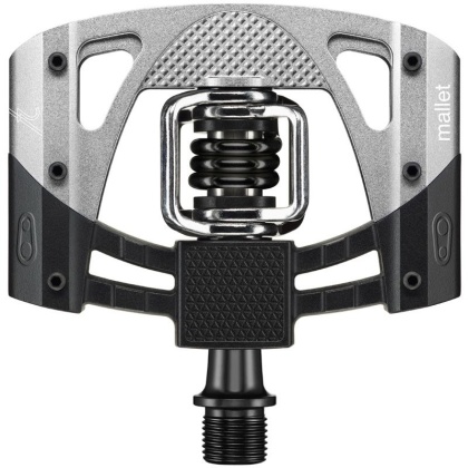 Педали контактные Crankbrothers Mallet 2, чёрно-серебристые Black/Silver