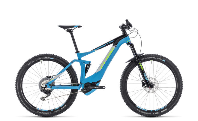 Велосипед Cube Stereo Hybrid 140 Pro 500 27.5 (2018) Blue/Green