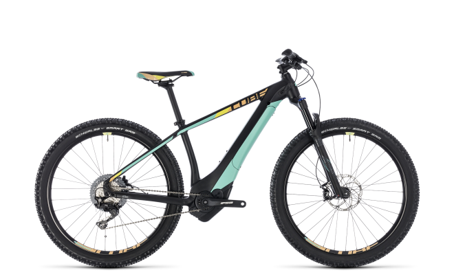 Велосипед Cube Access Hybrid SL 500 27.5 (2018) Black/Mint