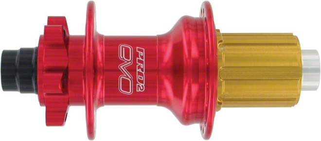 Втулка задняя Hope Pro 2 Evo, 135x9 мм QR, 142x12 мм, красная