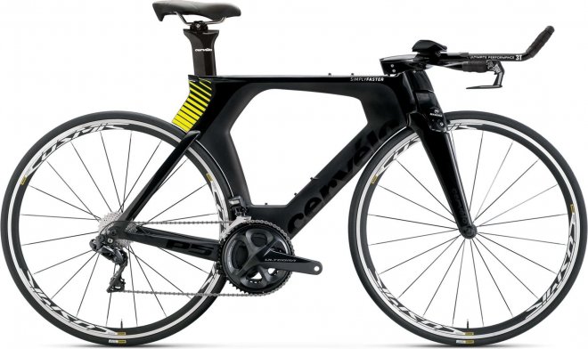 Велосипед Cervelo P5 Ultegra Di2 (2019) Black/Fluoro