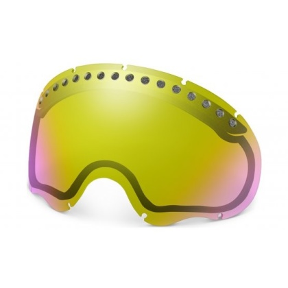 Линза для горнолыжной маски съёмная Oakley A Frame Dual Vented Replacement Lens, Hi Yellow, жёлтая