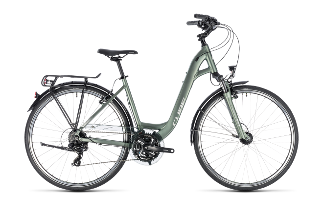 Велосипед Cube Touring Easy Entry (2018) Green/Silver