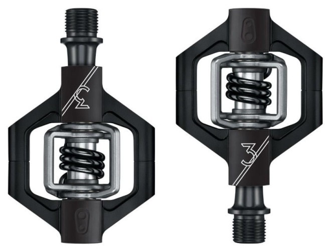 Педали контактные Crankbrothers Candy 3, матовые чёрные Matte Black