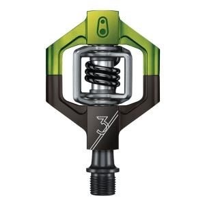 Педали контактные Crankbrothers Candy 3, чёрно-зелёные Black/Green