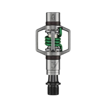 Педали контактные Crankbrothers Egg Beater 3, чёрно-зелёные Black/Green