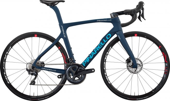 Велосипед Pinarello Prince Disk TiCR Ultegra 11S/Racing 500 DB (2021) Blue Steel