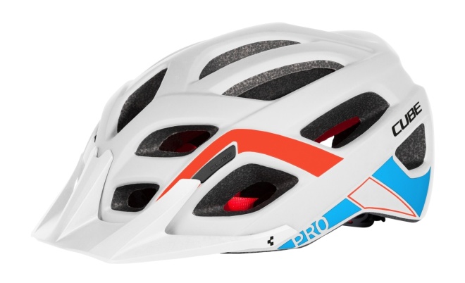 Шлем Cube Helmet Pro, бело-красно-синий