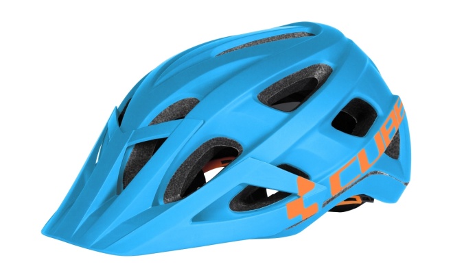 Шлем Cube Helmet AM Race, сине-оранжевый Blue/Orange