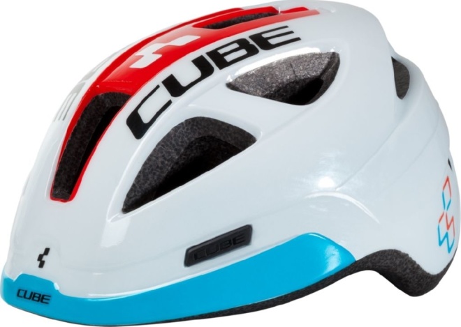 Шлем детский Cube Helmet Pro Junior, сине-бело-красный Team Line