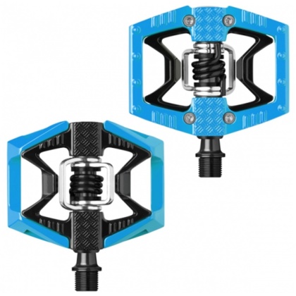 Педали контактные Crankbrothers Double Shot, сине-чёрные Blue/Black