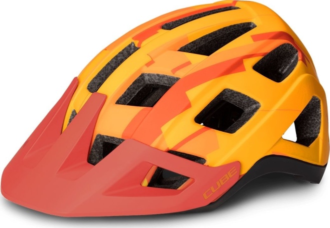 Шлем Cube Helmet Badger, оранжевый Orange Camouflage
