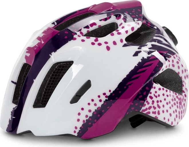Шлем детский Cube Helmet Fink, бело-фиолетовый White/Purple