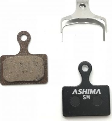 Тормозные колодки под диски Ashima Semi-Metal Disc Brake Pads Shimano Direct-Mount BR-RS505/805