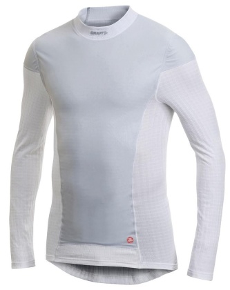 Рубашка мужская Craft Active Extreme WS, бело-серая