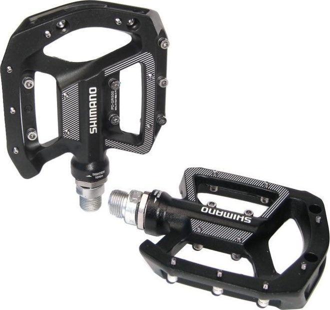 Педали-платформы Shimano Deore PD-GR500, чёрные Black