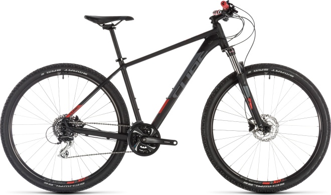 Велосипед Cube Aim Race 27.5 (2019) Black/Red