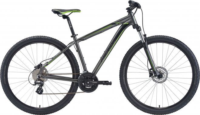 Велосипед Merida Big.Nine 15-D (2020) Silk Anthracite/Green/Black