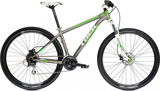 Велосипед Trek X-Caliber 5 (2014) Signature Silver/Team Green